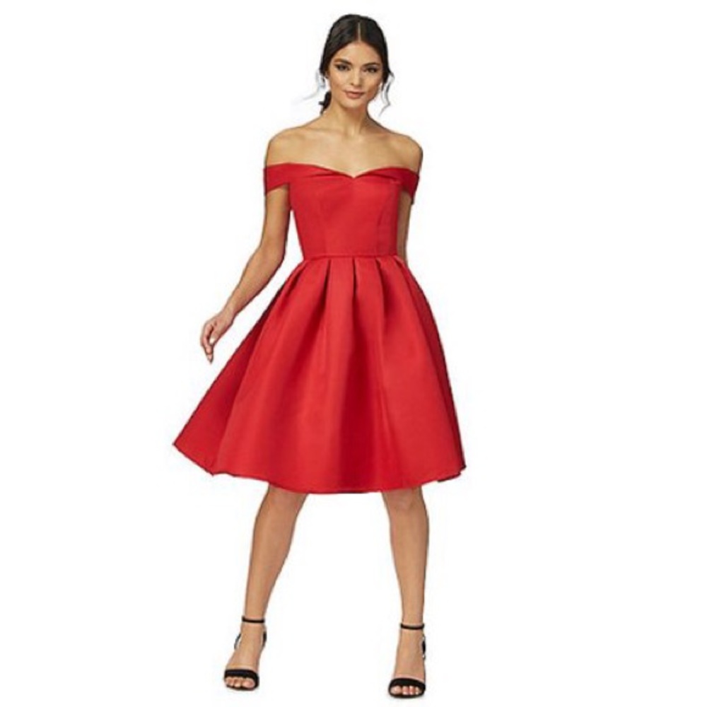Chi Chi London Red Occasion Dress 10